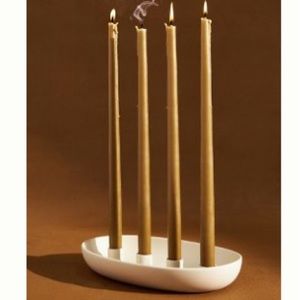 Anthropologie Franka Candelabra with 4 Anthropologie candles included